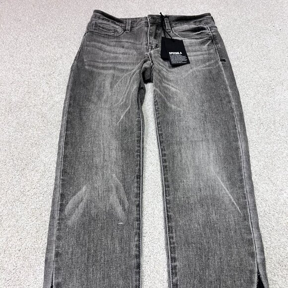 Special A Jeans Women’s Gray Skinny Pockets Size 5 NWT - Picture 8 of 12